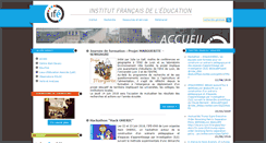 Desktop Screenshot of ife.ens-lyon.fr