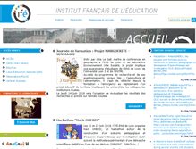 Tablet Screenshot of ife.ens-lyon.fr