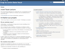 Tablet Screenshot of forge.cbp.ens-lyon.fr