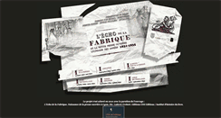 Desktop Screenshot of echo-fabrique.ens-lyon.fr