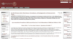 Desktop Screenshot of formaterre.ens-lyon.fr