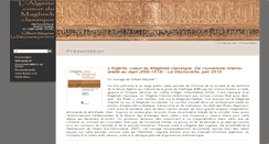 Desktop Screenshot of algerie-maghreb-classique.ens-lyon.fr