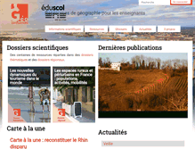 Tablet Screenshot of geoconfluences.ens-lyon.fr