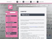 Tablet Screenshot of corptef.ens-lyon.fr