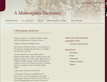 Tablet Screenshot of dictionnaire-montesquieu.ens-lyon.fr